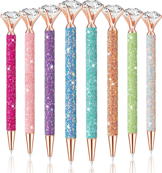 Chunky Glitter Diamond Top Pen