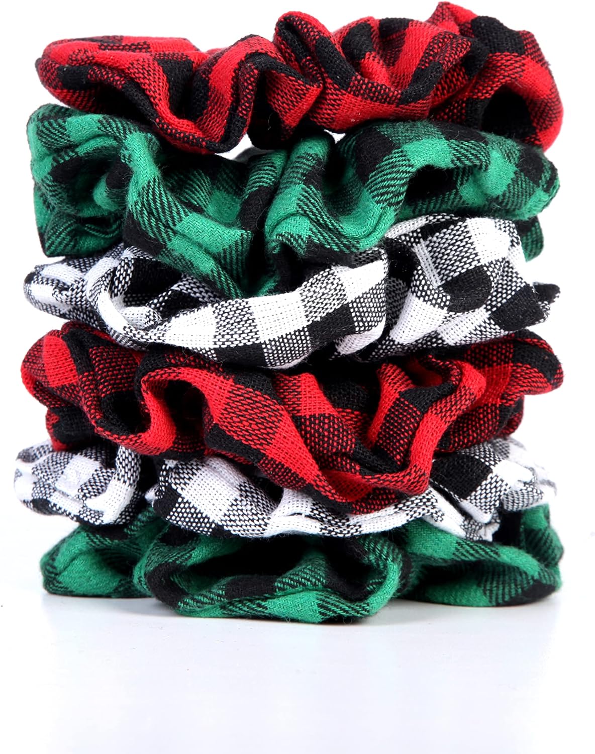 Buffalo Plaid Scrunchies