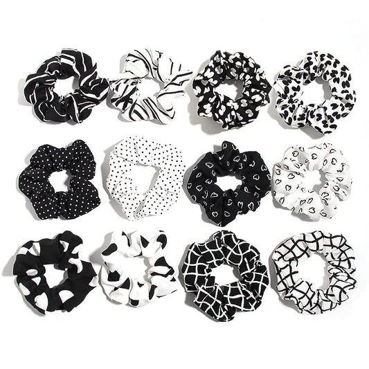 Black & White Scrunchie Collection