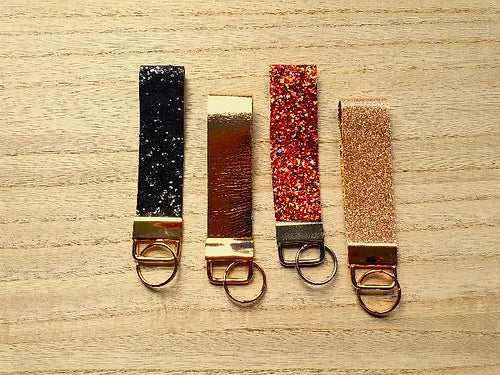 Faux Leather Key Fobs