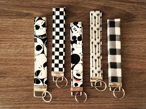 Black & White Key Fob Collection